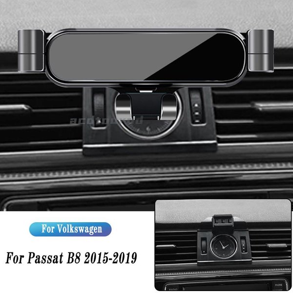 Uchwyt Na Telefon Samochodowy Do Volkswagen Passat B7 B8 B9 2011- Grawitacyjny Uchwyt Nawigacyjny Stojak Gps Klips Do Kratki Wentylacyjnej Uchwyt WspierająCy-image
