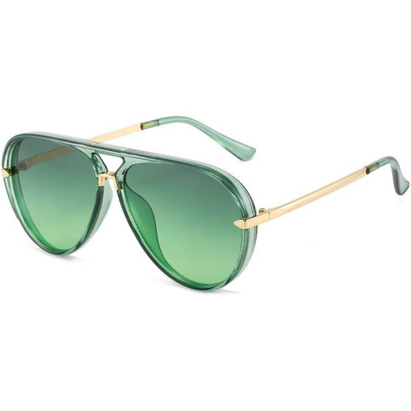 Nowe Okulary PrzeciwsłOneczne Pilotki Damskie Modne Okulary Retro DużE Oprawki Okulary PrzeciwsłOneczne MęSkie Okulary Ropucha Okulary Do Fotografii 1PC Gray-image