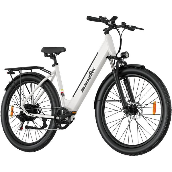 Bicicleta EléCtrica Zazawork C28 Para Adultos, BateríA Integrada De 36V 20Ah-image