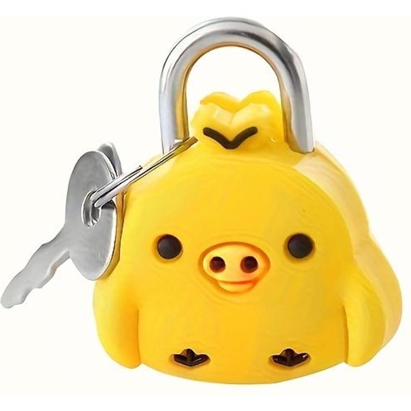 Candado Con Llave - Cerradura De Seguridad Duradera Para Viajes, Equipaje, Mochilas, Maletas, Cajones Y Armarios - No Requiere BateríA, DiseñO Compacto-image