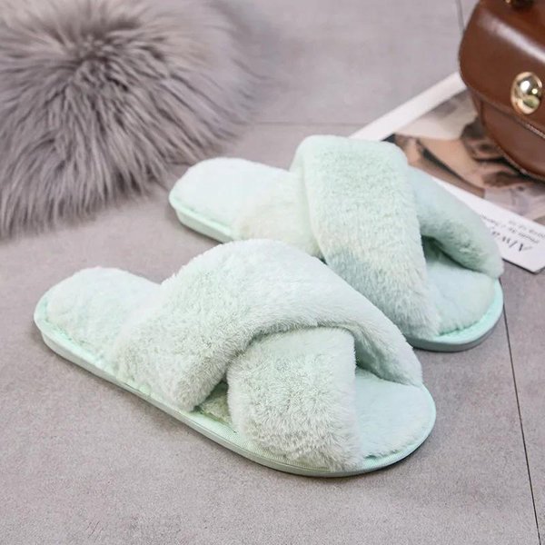 Pantuflas Peludas Y Esponjosas Para Mujer, Pantuflas De Plataforma Para El Hogar, Pantuflas De Felpa De Invierno Para Hombre, Pantuflas Peludas Para Interiores, Hermosos Zapatos De AlgodóN 20024 38-39-image