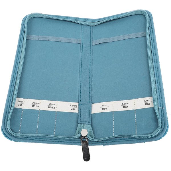 Etui Na Druty Dziewiarskie PrzenośNa Torba Organizer Do Przechowywania WzóR Kratki Rombowej Na Druty Dziewiarskie Do SwetróW 20 Cm-image