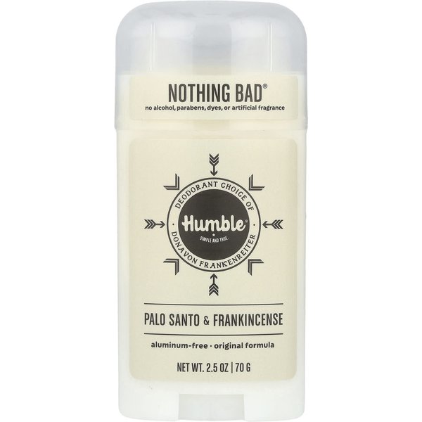 Humble Brands, Aluminum-Free Deodorant, Palo Santo And Frankincense, 2.5 Oz (70 G) White-image