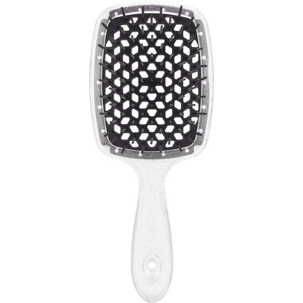 Peine De CojíN De Aire Peine Para Cabello Enredado Cepillo Para El Cabello Masaje AntiestáTico Ahuecado Cepillos Para Cabello Rizado Mojado Herramienta De Estilismo De BarberíA Gris-image