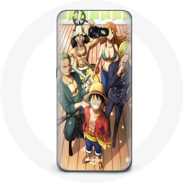 Funda - Maniacase - Samsung Galaxy A3 2017 - One Piece Luffy - Flexible - Manga Anime-image