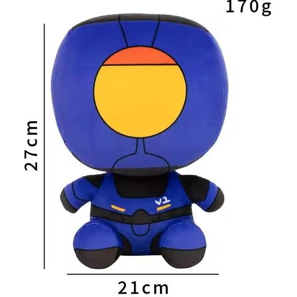 Peluche Del Juego Ultrakill Ultra Kill V1 V2 Juguetes Lindos Suaves Rellenos Juego DecoracióN Del Hogar MuñEcos Para NiñO Regalo De CumpleañOs Navidad Blue-image