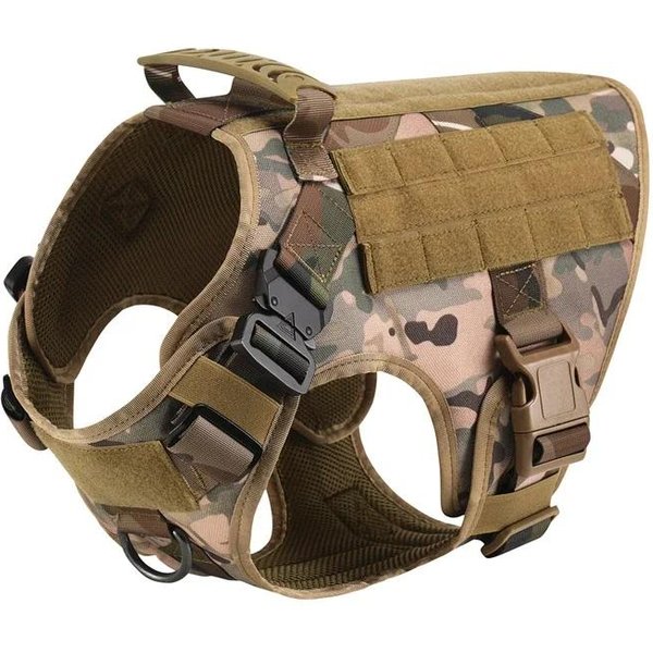 Conjunto De ArnéS Y Correa Para Perros Grandes Chaleco De Entrenamiento Para Caminar Para Pastor AlemáN Malinois Conjunto De ArnéS Y Collar Para Perros De Todas Las Razas L-image