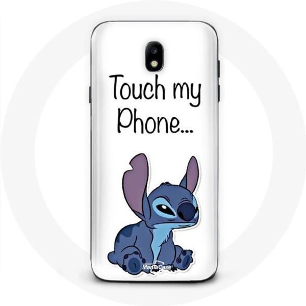 Funda - Maniacase - Samsung Galaxy J7 2017 - Lilo Y Stitch - Flexible - Lindo Blanco-image