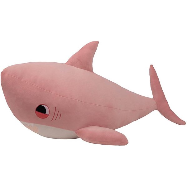 Juguete De Peluche De TiburóN Kawaii De 60-110 Cm Figura Suave De Animal Marino Almohada Rellena CojíN MuñEco De Pez Regalos De CumpleañOs NiñOs NiñAs NiñOs DecoracióN 110Cm-image