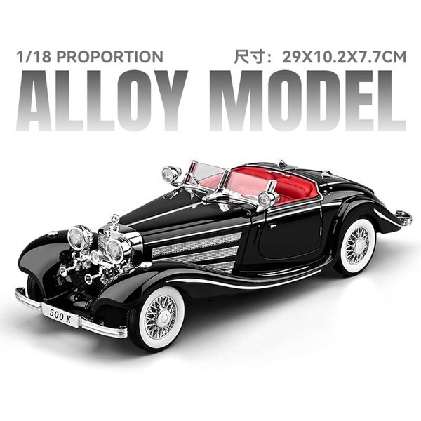 1:18 DużY Rozmiar 500K Ae86 Model Samochodu Zabawka Stop Metal Diecast DźWięK ŚWiatłO Pull Back Symulacja Modele PojazdóW Kolekcja Prezenty Dla ChłOpcóW-image