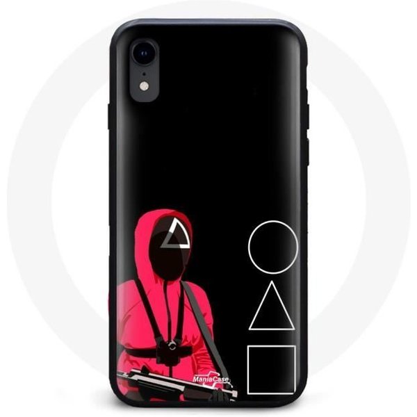 Funda - Maniacase - Iphone X - Flexible - Negra - El Juego Del Calamar-image