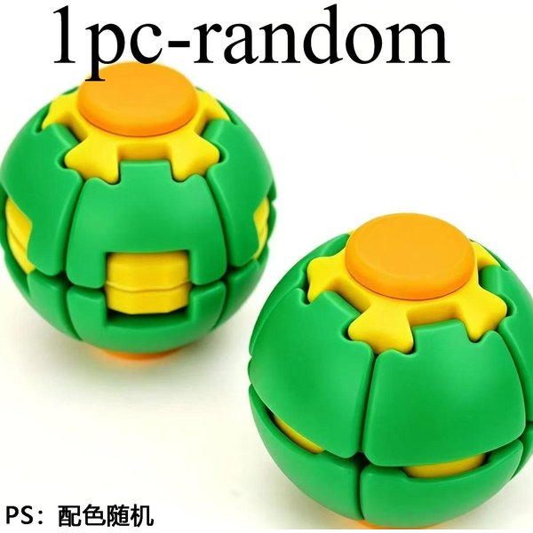 Drukowana 3D PiłEczka Fidget Z PrzekłAdnią Press-To-Spin, Ruchomy Fidget Spinner, Zabawka Do RozłAdowania LęKu I Stresu, Kreatywny Model Ozdoby Biurkowej Prezent-image