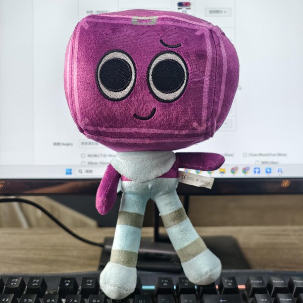 Nowa Dadi World 30Cm Pluszowa Urocza Dadi World Wypchana Tkaniną Horror Gra Goob Kamyk Pluszowa Zabawka MięKka Poduszka Prezent-image