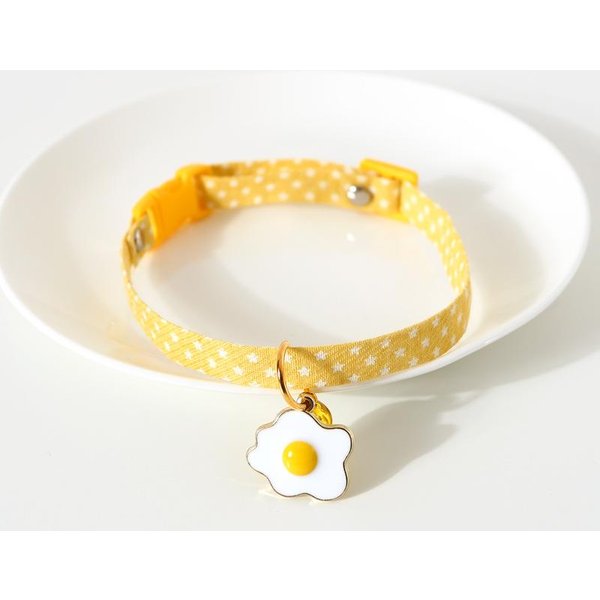 Collar Ajustable Para Gatitos Con Corte De Campana, Collares Para Gatos, Collar De Seguridad Para Gatos, Collar Para Cachorros, Suministros Para Gatos, Accesorios Para Gatos S(17-32Cm) Amarillo-image