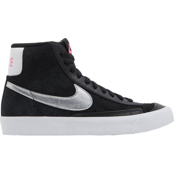 Nike Blazer 77 Mid Vintage Czarny Metaliczny Srebrny (Kobiety) 36.5 White-image