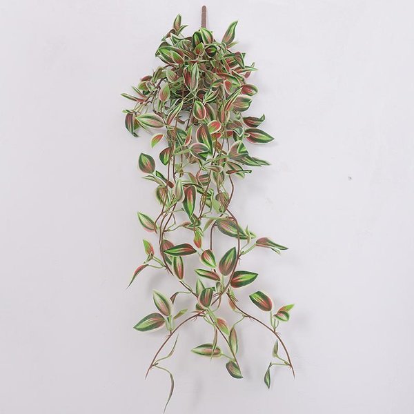 Plantas Artificiales Colgantes Largas Enredaderas Hojas De ÁRbol Verdes De Seda RatáN DecoracióN Para Mesa Central De Boda JardíN Hogar Plantas Falsas-image