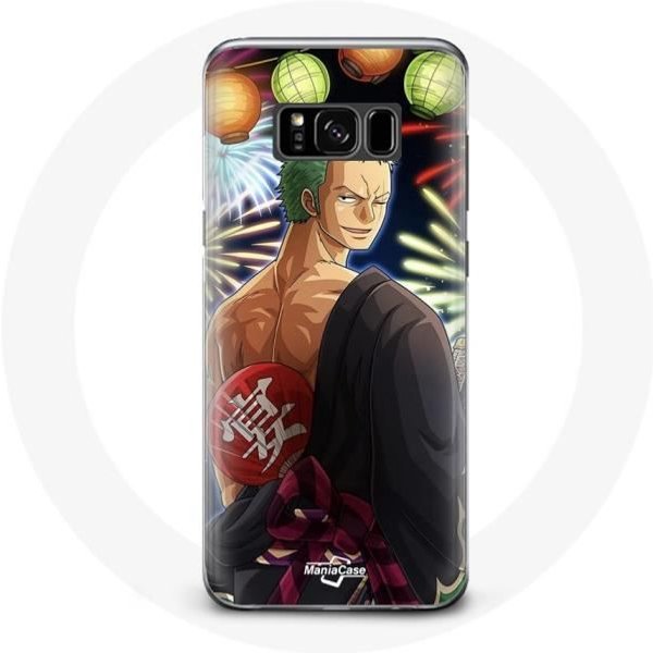 Funda - Maniacase - Samsung Galaxy S8 - One Piece Feliz Navidad - ProteccióN - Flexible-image