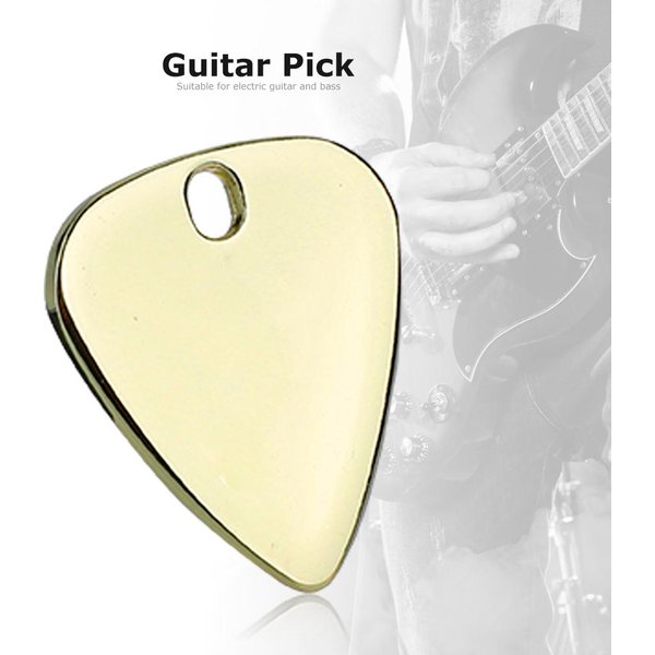 5 Pzas PúA MetáLica Para Guitarra Instrumentos Musicales Accesorio(Oro) Gray-image