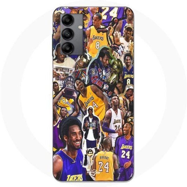 Funda - Maniacase - Samsung Galaxy A04S - Kobe Bryant - CampeóN NBA - Flexible Negro-image