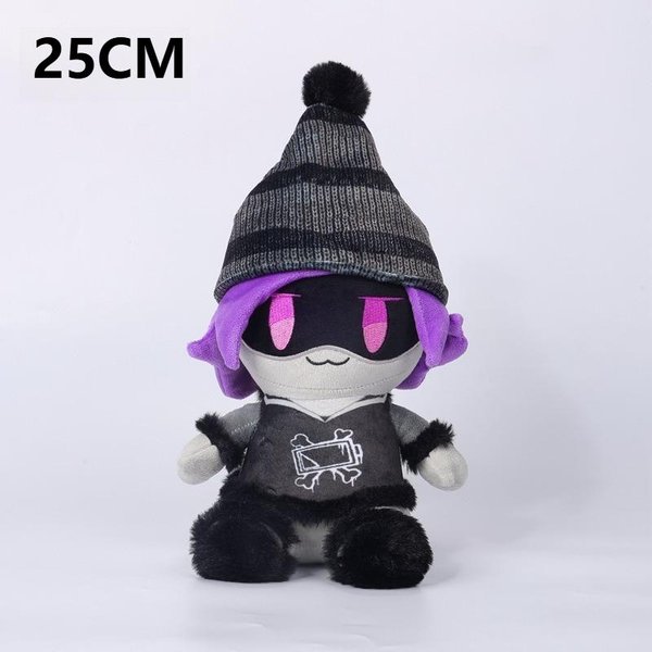 Nowa Seria Anime Murder Drones Poduszka TowarzysząCa Pluszowa Zabawka Urocza Postać KreskóWka Kreatywność MięKka Pluszowa Zabawka Prezent Urodzinowy Black-image