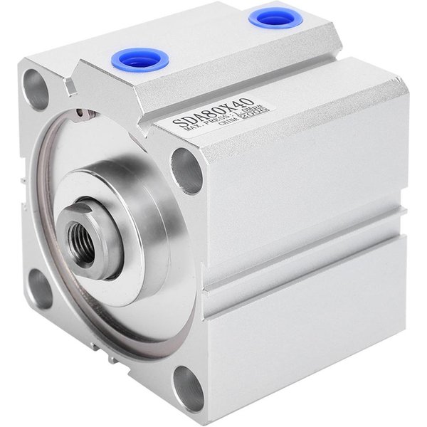 SDA80X40 Cienki Cylinder Ze Stali Nierdzewnej Elementy Pneumatyczne OtwóR 80 Mm Skok 40 Mm-image
