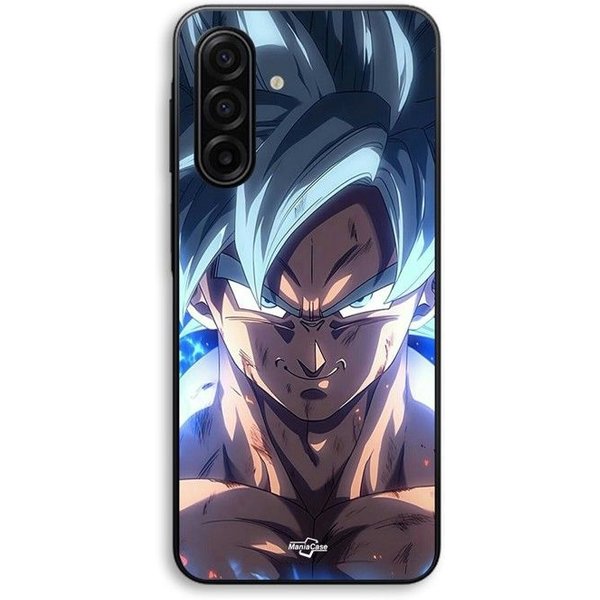 Etui Dla Samsung Galaxy A17 Dragon Ball Z Goku Ultra Instynkt Twarz Zirytowana Maniacase Czarny-image