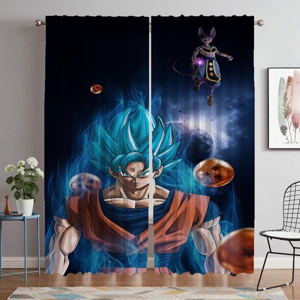 Cortinas Para Interiores Del Hogar Con Dragones Para Sala De Estar Estores Tul Para Cortina De Ventana De Dormitorio Cortinas Opacas 2 Piezas ParticióN W86Xh137Cmx2Pcs-Cl-image