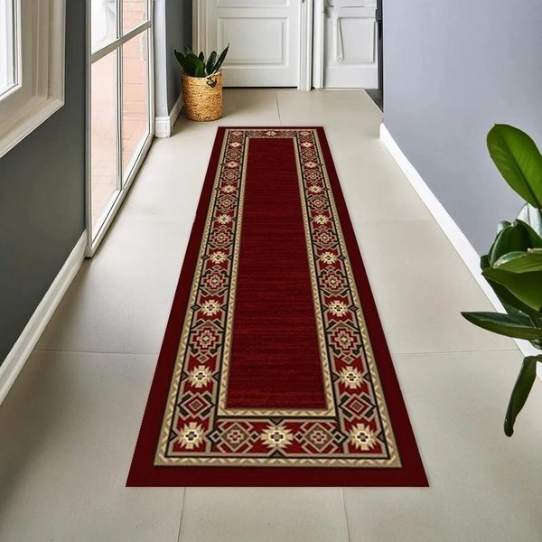 AntypośLizgowy Vintage Kwiatowy Dywanik Biegacz, MięKki Do Korytarza Salonu Sypialni WystróJ 40X120Cm 16X47Inch-image