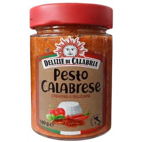 Pesto CalabréS Cremoso Pesto Calabrese 190G Delizie Di Calabria-image