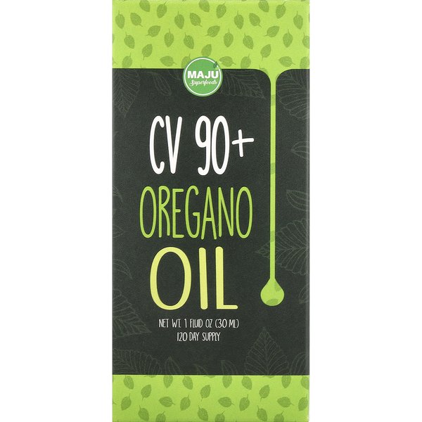 Maju Superfoods, Aceite De OréGano CV 90+, 30 Mg, 1 Fl Oz (30 Ml)-image