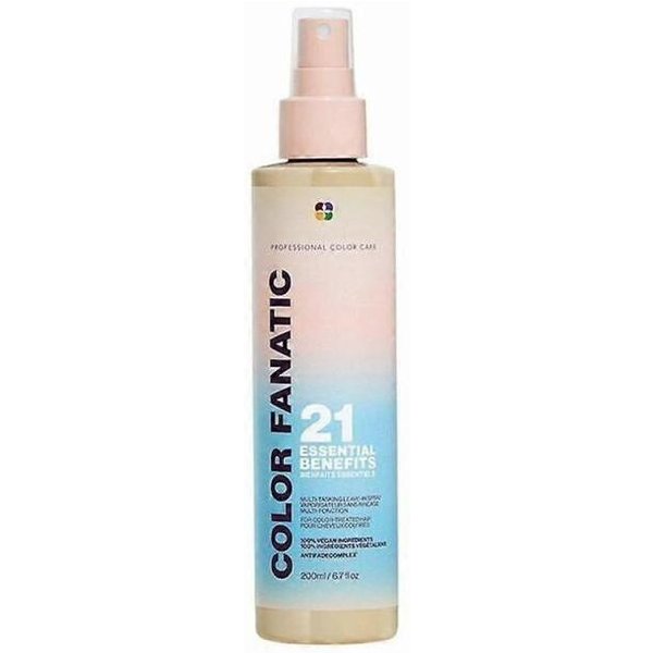 (1 Pc)Spray Capilar Multi-Tarea FanáTico Del Color Sin Aclarado Para Cabello TeñIdo, Tratamiento Sin Aclarado Protector Contra El Calor, Sin Sulfatos Y Vegano, 200ML-image