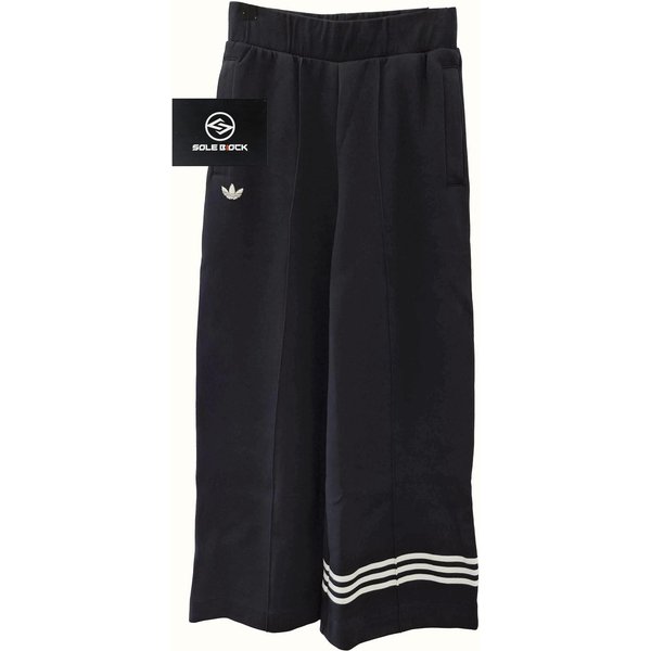 Adidas Originals Adicolor Neuclassics Szerokie Dzianinowe Spodnie Dresowe Damskie Czarne S Black-image