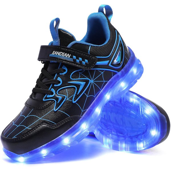 Zapatos Deportivos Para NiñOs LED Carga Zapatos De Luz Colorida Zapatos Luminosos Zapatos Para NiñOs 29-image