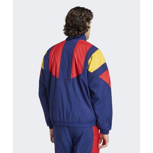 Adidas Originals Eqt EspañA Logo De FúTbol Corte Holgado Deportiva Cuello Alto Cremallera Manga Larga Chaqueta Chaqueta Para Hombre KG2575 M-image