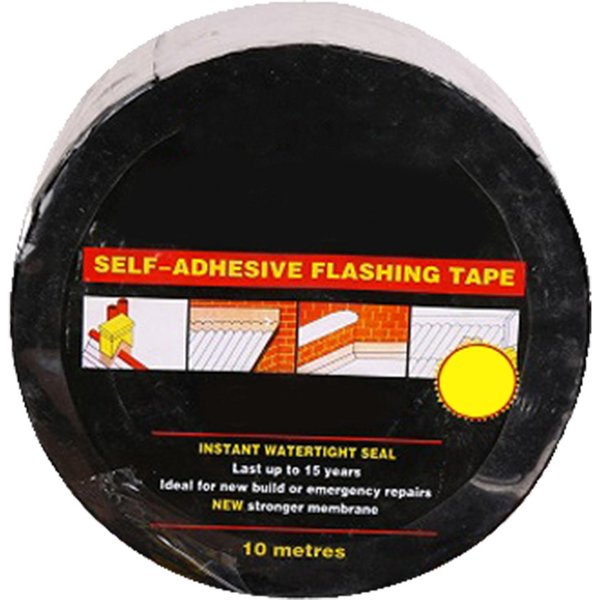Cinta AsfáLtica Autoadhesiva Impermeable Aislamiento TéRmico ReparacióN De Juntas Cinta En Rollo Para Parche 10Cmx10M 4X393.7In 10Cmx10M/4X393.7In-image