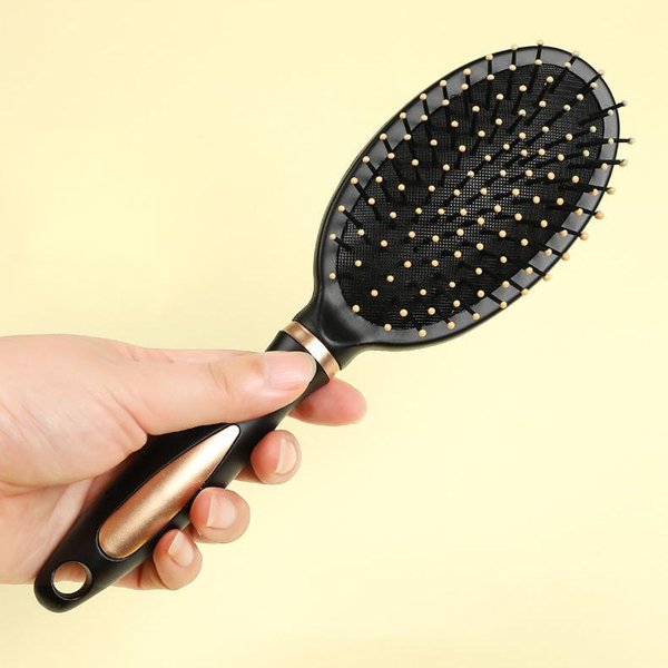 Peine AntiestáTico Con Air Bag De PláStico Masajeador AntiestáTico Para El Cabello Peine De Cabello PráCtico Cuidado SPA Masajeador De Cabeza Hogar Cabello Rizado Peine Para El Cabello-image