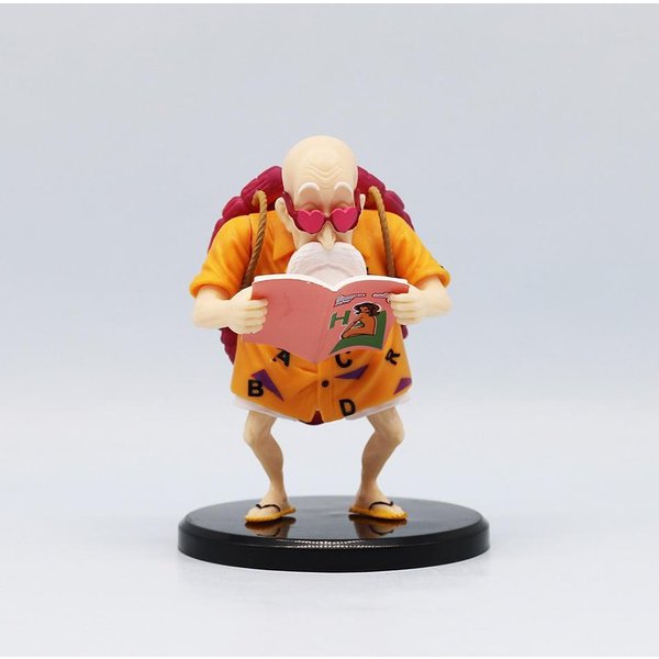 10CM Figurka Anime Dragon Ball Z Kame Sennin Biye Gest LubieżNy Figurka Akcji PVC Statua Mistrza Roshi Model Kolekcjonerski Idealne Zabawki Brown-image