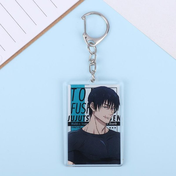 Jujutsu Kaisen Figurki Anime Gojo Satoru Geto Suguru Cosplay Akrylowe Breloczki Fushiguro Toji Postać Brelok Wisiorek Dekoracyjny As The Picture White-image
