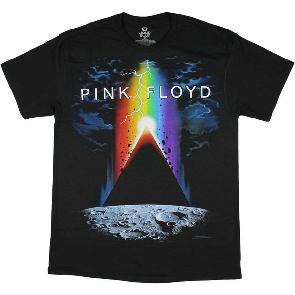 Koszulka Z Grafiką Pink Floyd Dark Side Of The Moon Na Licencji M Czarny-image