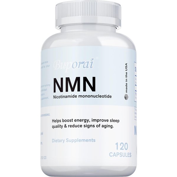 CáPsulas Suplementarias De NMN Que Contienen Nicotinamida Y Extracto De MononucleóTido, 120 CáPsulas, Aptas Para Adultos. 120 White-image