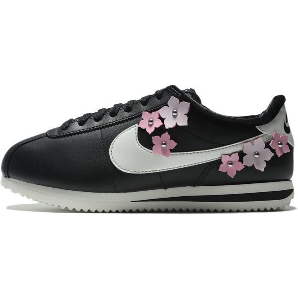 Buty Codzienne Nike Cortez Damskie Czarne RóżOwe BiałE IV5675-001 39 BiałY-image