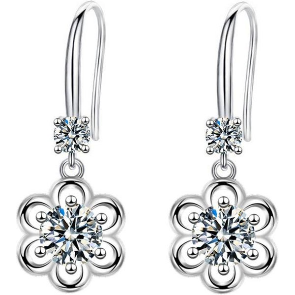 Pendientes De Girasol Femeninos Sentido Senior Pendientes Combinables Ganchos Para La Oreja Largos Sentido Senior Temperamento EG-10 Gray-image