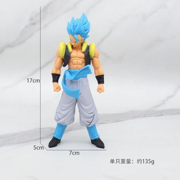 Figurka Son Goku Super Saiyan Anime Dragon Ball Goku DBZ Figurka Akcji Model Prezenty Figurki Kolekcjonerskie Dla Dzieci 18Cm-image
