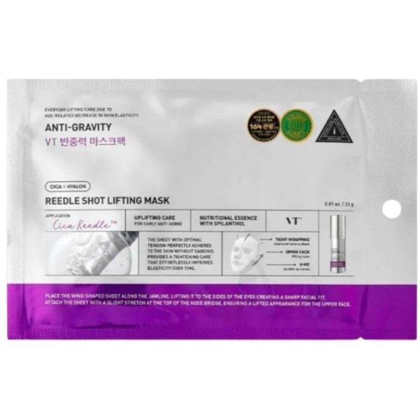 Vt Cosmetics Reedle Shot Lifting Mask, 23G - Mascarilla Facial Lifting-image