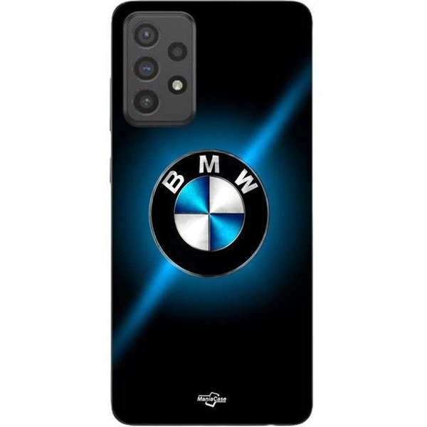 Etui Na Telefon - Maniacase - Samsung Galaxy A33 5G - Logo Bmw - Czarne - MięKkie Czarny-image