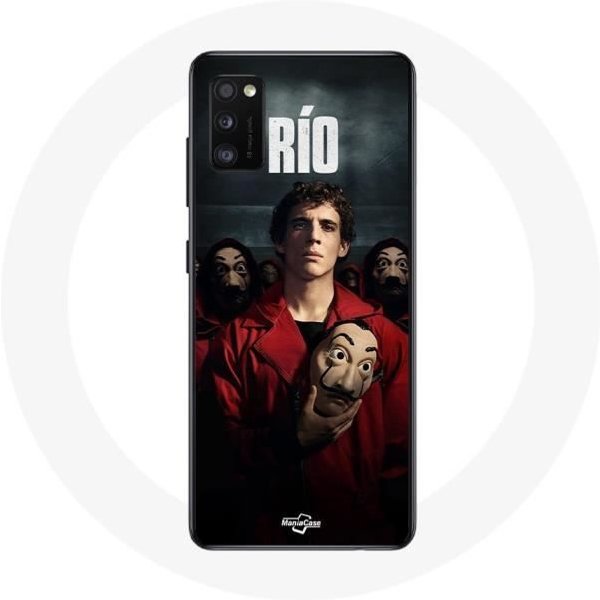 Funda Samsung Galaxy A41 La Casa De Papel Rio MáScara-image
