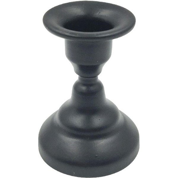 Candelabro De Metal Vintage, Candelabro De Hierro Forjado Para DecoracióN De Bodas Y Fiestas, Mini Candelabro Retro. Negro-image