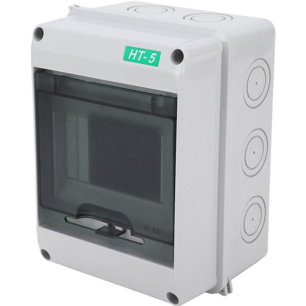 Caja De Interruptores AutomáTicos PC IP65 Impermeable 5 VíAs Tapa Transparente Caja De ProteccióN De DistribucióN Para Uso Interior Exterior-image