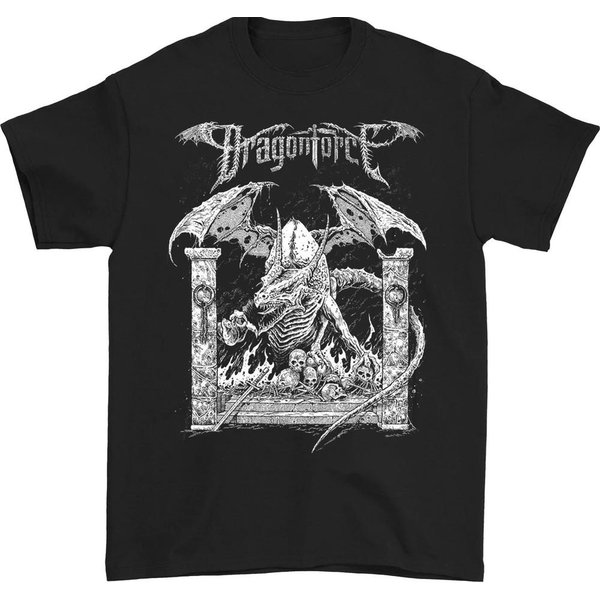 Dragonforce Zespół Album T-Shirt Czarny BawełNa Unisex Wszystkie Rozmiary S Do 5XL X118 Koszulka Unisex Xxxxl Gray-image