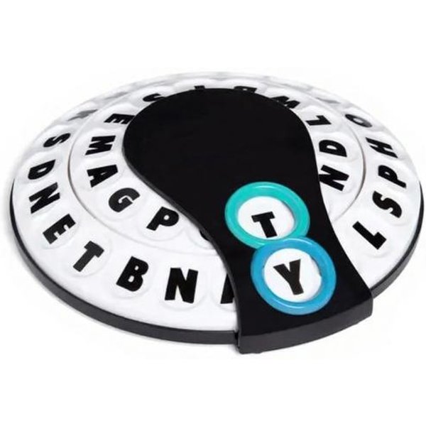 Juego De Palabras De Pensamiento RáPido De 1/2 Juegos, Juego De Mesa Familiar Rueda Del Alfabeto, Juego Educativo Interactivo Multijugador De DesafíO De Palabras Para NiñOs Adultos 21Cm 1Pc-image